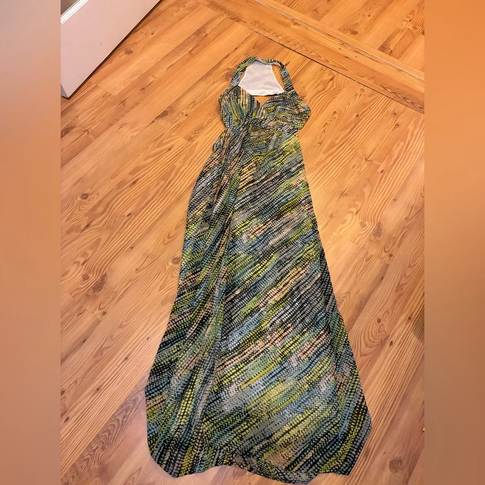 Armani exchange halter top Elegant Multicolor Maxi Dress - Picture 1 of 3